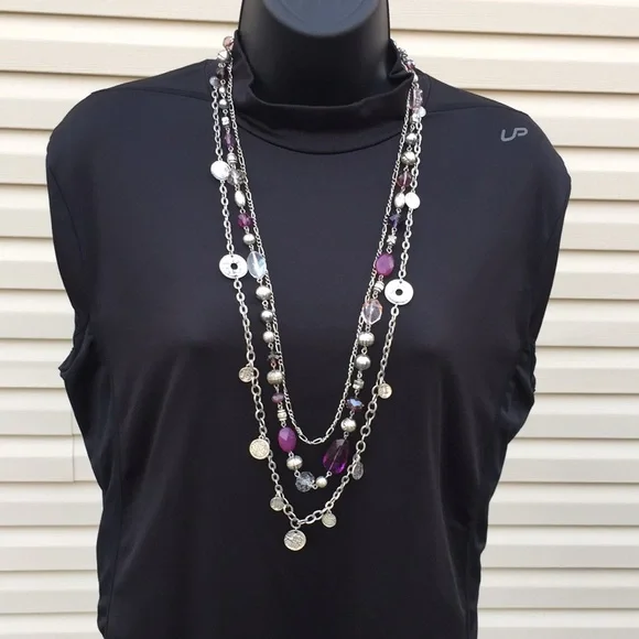 Premier Designs layered necklace - Picture 2 of 4